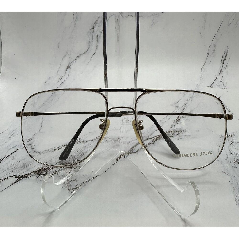 Vintage Sol-Optics Sheffield 1 Men's Aviator Frames- New Old Stock- 56-18-140